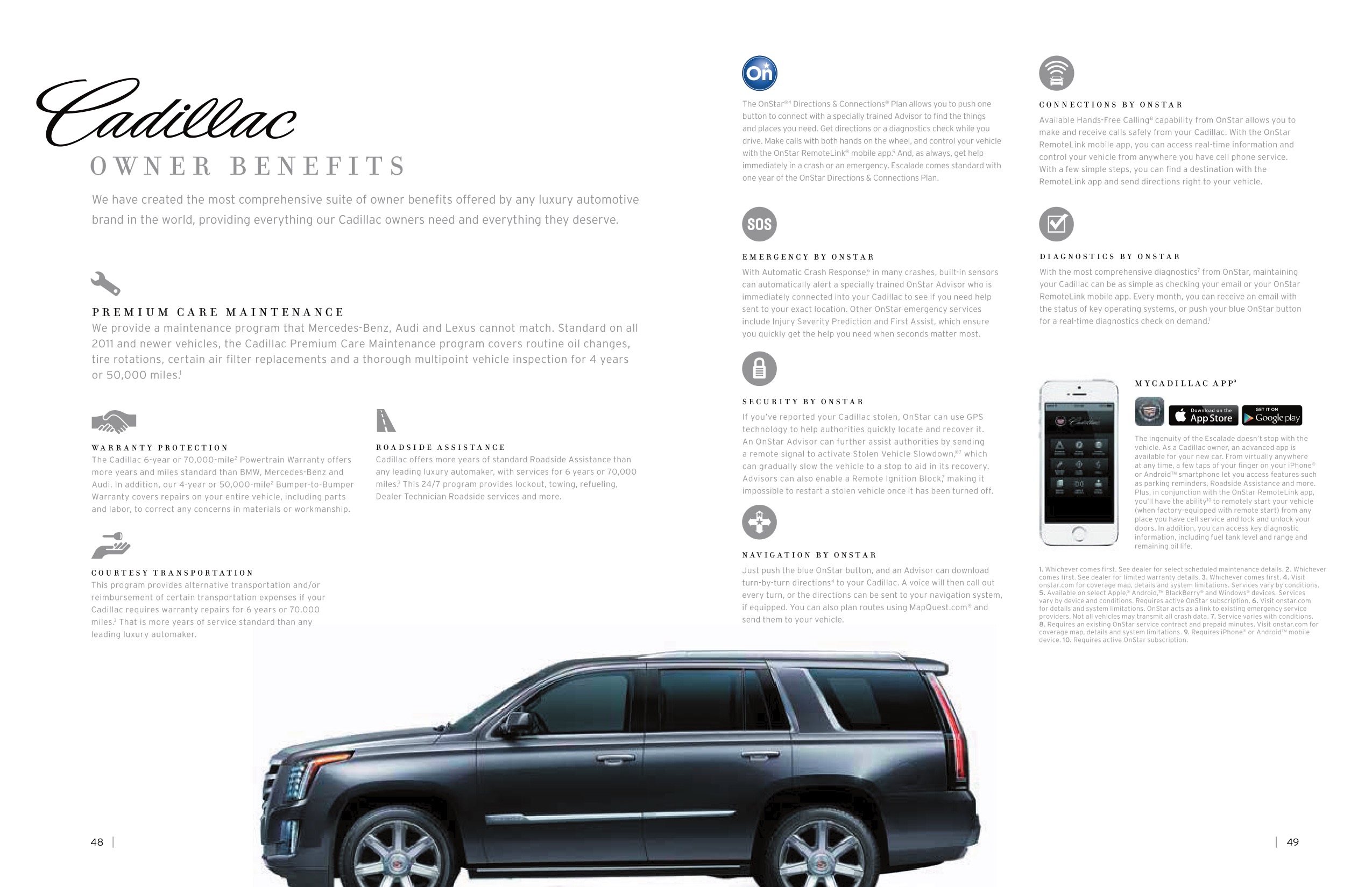 2015 Cadillac Escalade Brochure Page 24